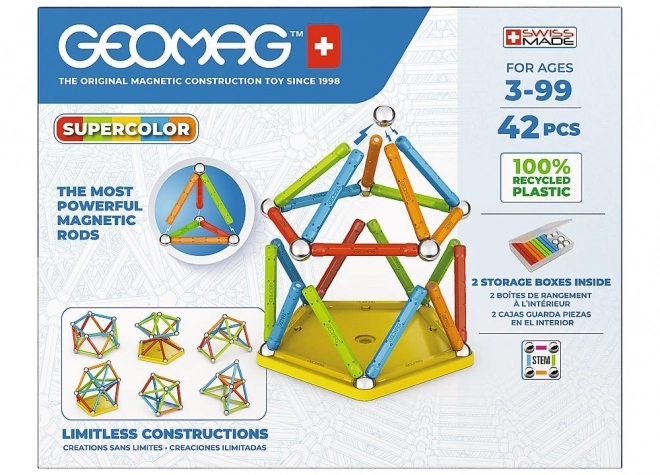 Geomag Supercolor 42 dílků