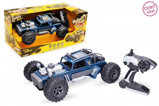 ROCK BUGGY Smoking Punk RC modrá 38 cm - Český obal
