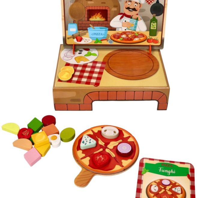 Carlo's Pizzeria - dřevěná hračka