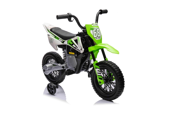 Dětská elektrická motorka Cross Pantone 361C zelená