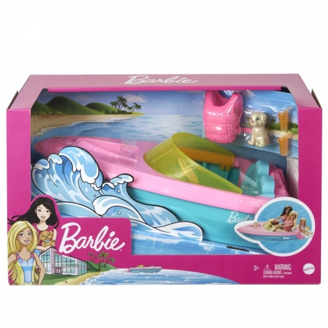 Motorový člun pro Barbie