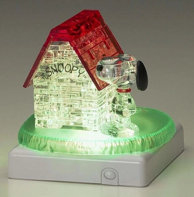 HCM KINZEL 3D Crystal puzzle Snoopy a domek 50 dílků