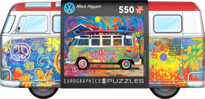 EUROGRAPHICS Puzzle v plechové krabičce Volkswagen Wave Hopper 550 dílků