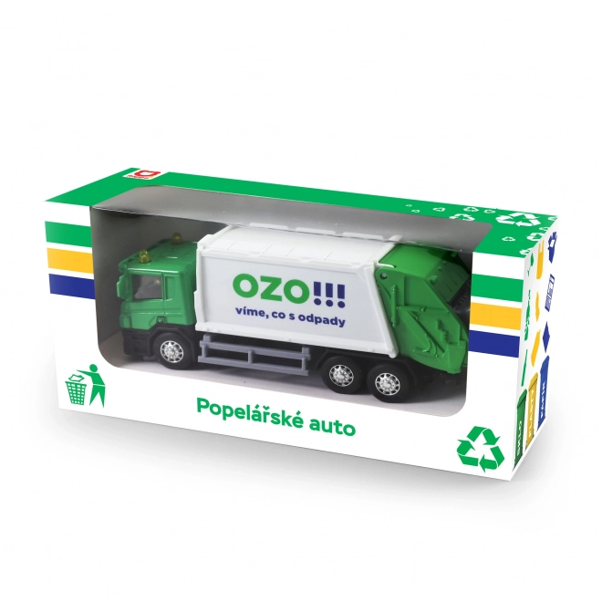 Popelářský vůz s logem OZO