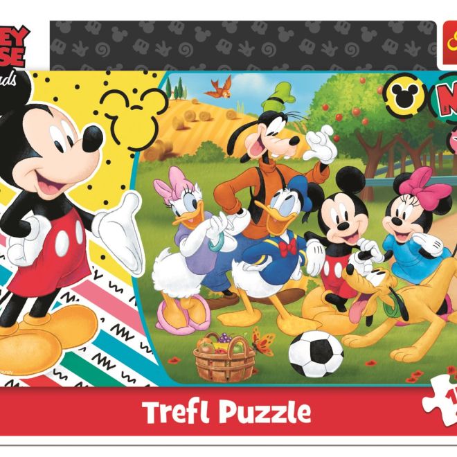 TREFL Puzzle Mickey Mouse na venkově 15 dílků