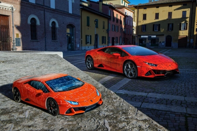 RAVENSBURGER 3D puzzle Lamborghini Huracán Evo zelené 156 dílků