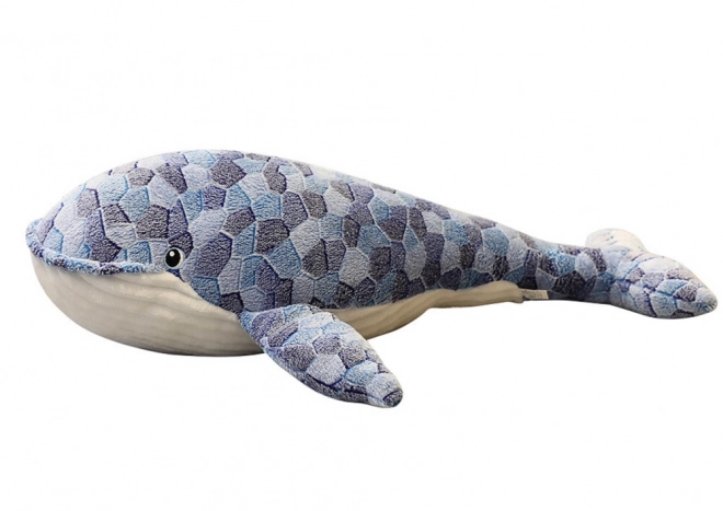 Plyšový maskot velryba šedá 90 cm