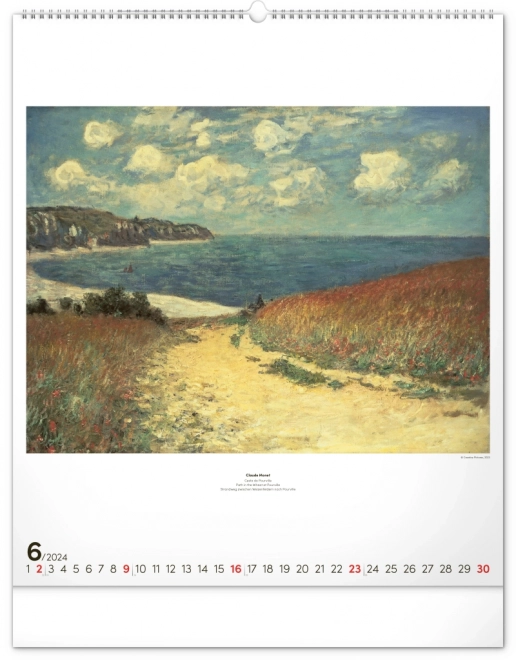 Nástěnný kalendář Impresionismus 2024, 48 × 56 cm