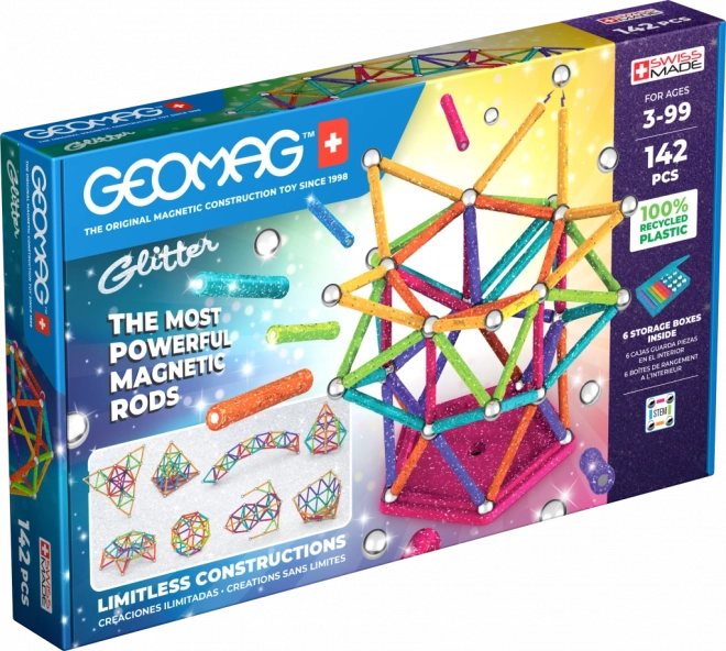 Geomag Glitter 142 dílků