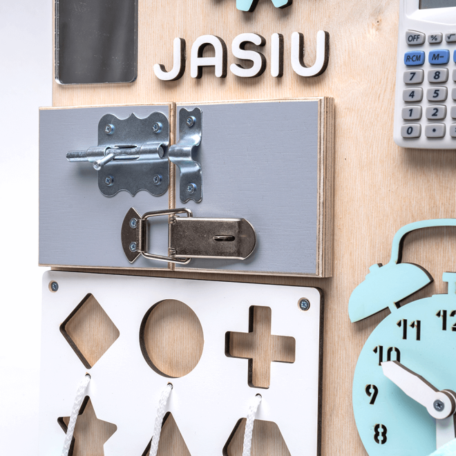 Dřevěná senzorická deska - Jasiu