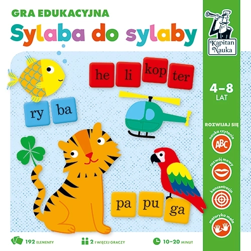 Sylaba do sylaby - zábavná hra pro rozvoj čtení