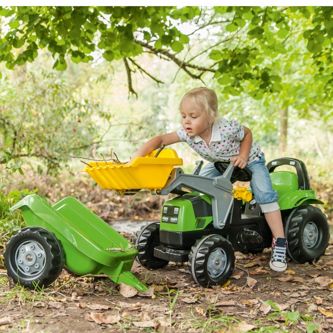 RollyKid traktor s přívěsem Deutz-Fahr Rolly Toys