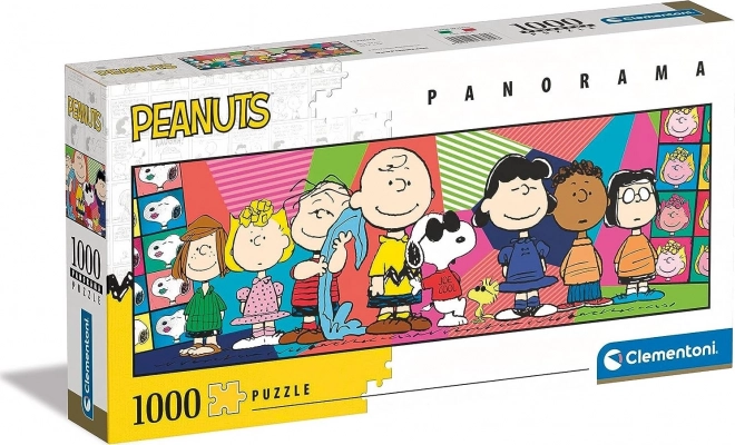 Puzzle 1000 dílků Panorama Peanuts