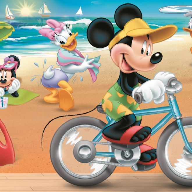 TREFL Puzzle Mickey Mouse: Na pláži 54 dílků