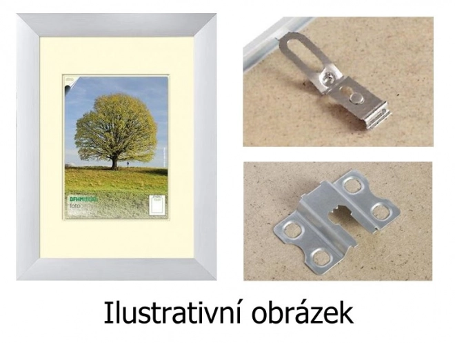 BFHM Alaska hliníkový rám na puzzle 93x62cm - stříbrný