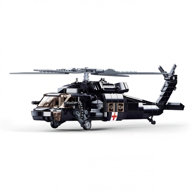 Sluban Model Bricks M38-B1012 Zdravotnický vrtulník UH-60 Black Hawk