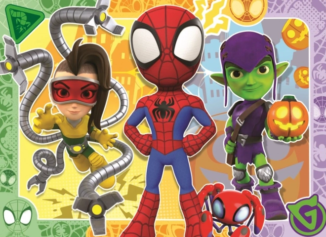 RAVENSBURGER Puzzle Spidey a jeho úžasní přátelé 4x42 dílků