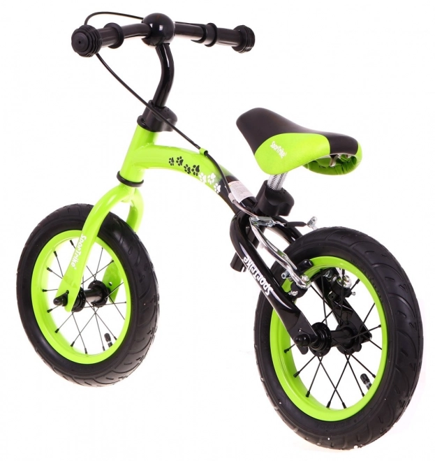 Dětské krosové kolo Boomerang SporTrike Green Učíme se jezdit + variabilní uspořádání rámu