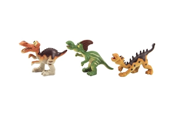 Dinosauři veselí plast 9-11cm 6ks v sáčku