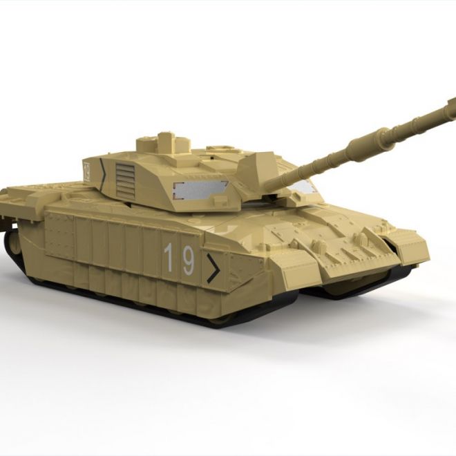 Quickbuild Challenger Tank Desert model