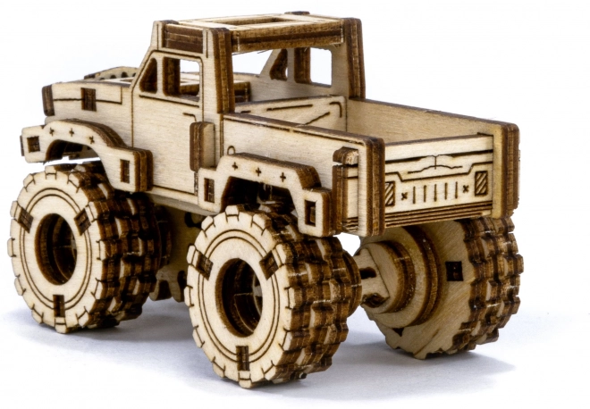 Wooden City 3D puzzle Superfast Monster Truck č.3