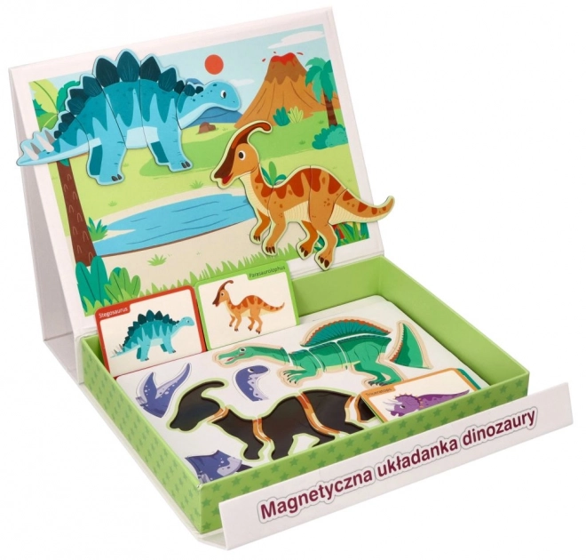 Magnetické dinosauří puzzle