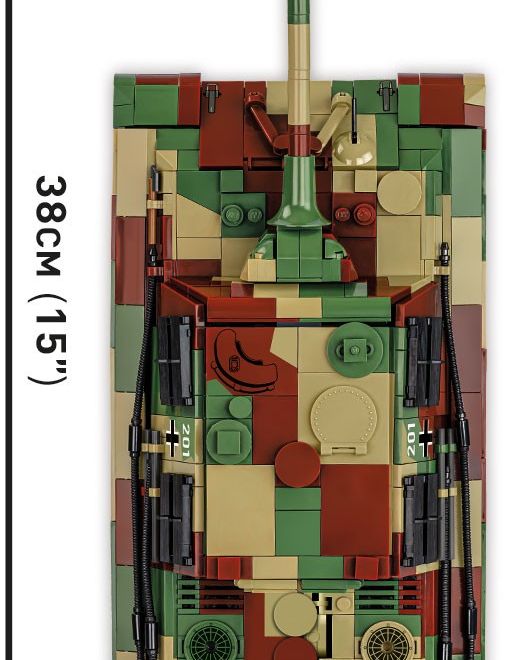 COBI 2580 II WW Sd. Kfz. 186 Jagdtiger, 1:28, 1280 k, 1 f
