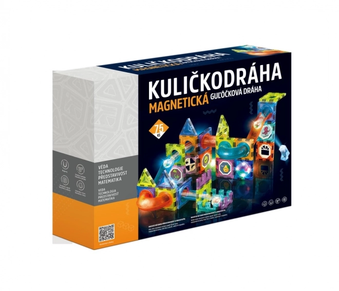 Magnetická kuličkodráha se světlem