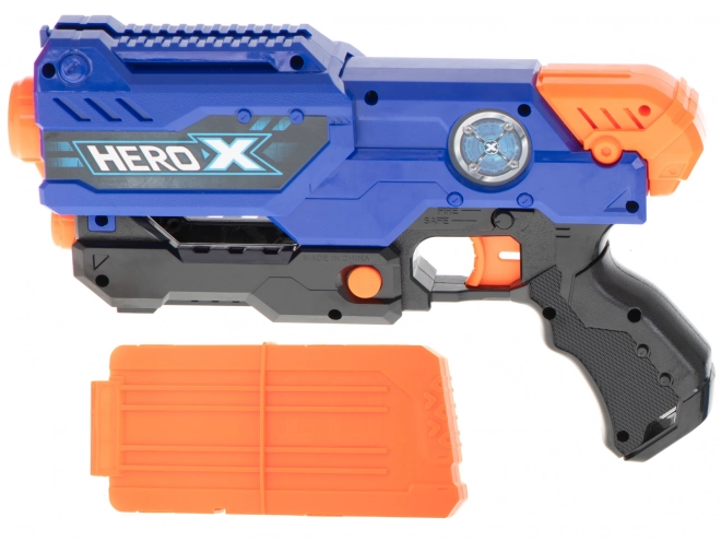 Kulomet na pěnové šipky NERF + zásobník + 3 terče + 48 šipek