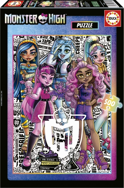 EDUCA Puzzle Monster High 500 dílků