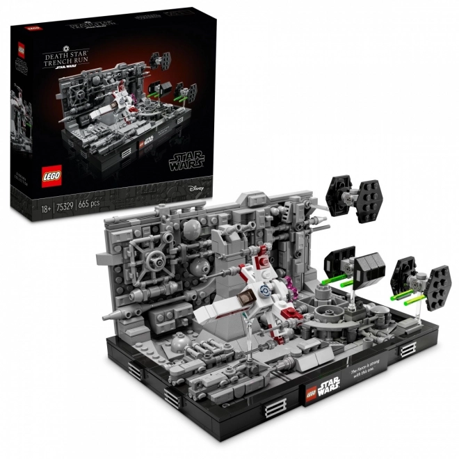 LEGO® Star Wars™ 75329 Útok na Hvězdu smrti – diorama