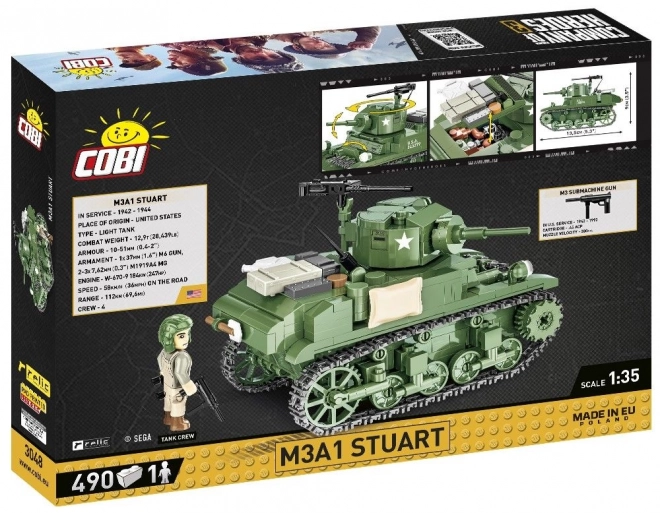 COBI 3048 COH M3 Stuart, 1:35, 490 k, 1 f