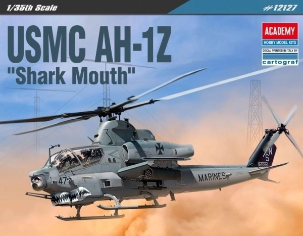 Plastikový model USMC AH-1Z Shark Mouth