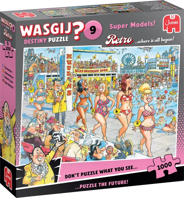 Wasgij Destiny 9: Super Modelky Puzzle 1000 Dílů