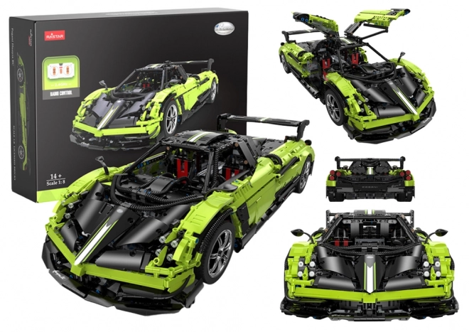 Rastar RC stavebnice 1:8 Pagani Huyara BC Green 2896 Elements