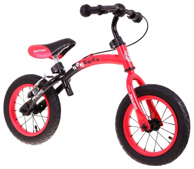 Dětské krosové kolo Boomerang SporTrike Red Učíme se jezdit + variabilní uspořádání rámu