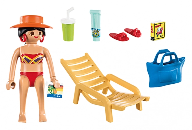 Playmobil Turistka s lehátkem