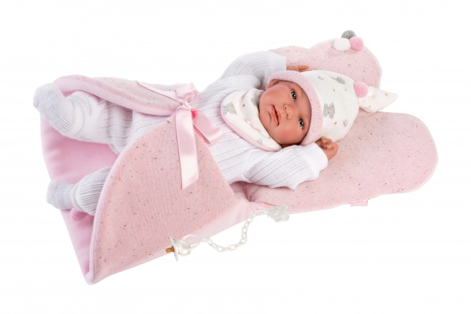 Llorens M844-42 obleček pro panenku miminko NEW BORN velikosti 43-44 cm