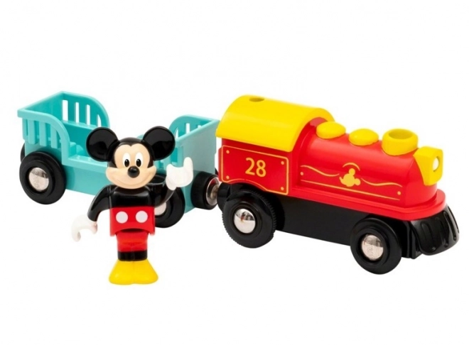 Vláček na baterie Mickey Mouse