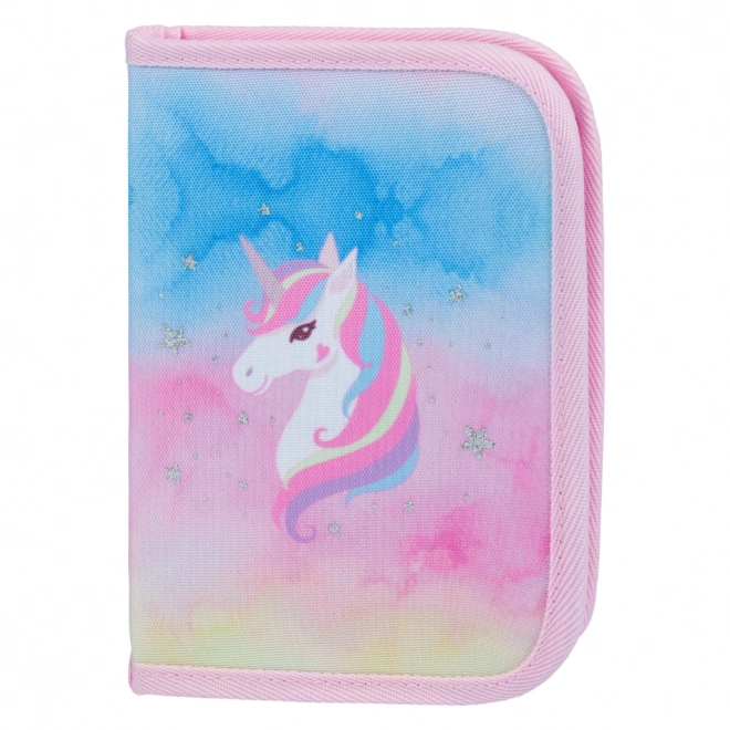 BAAGL SET 5 Airy Rainbow Unicorn: batoh, penál, sáček, peněženka, box