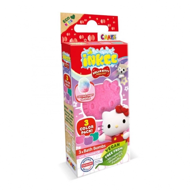 INKEE - Mini pack šumivá bomba - Hello Kitty