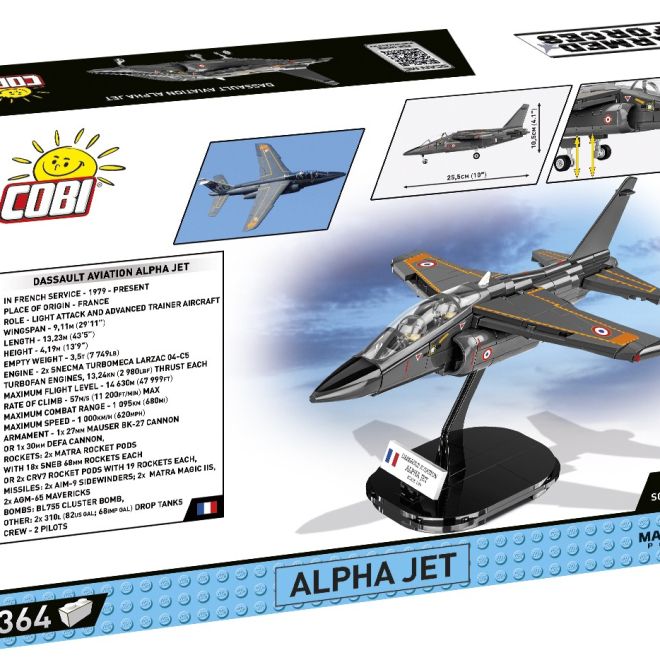 Ozbrojené síly Alpha Jet 364 cihel
