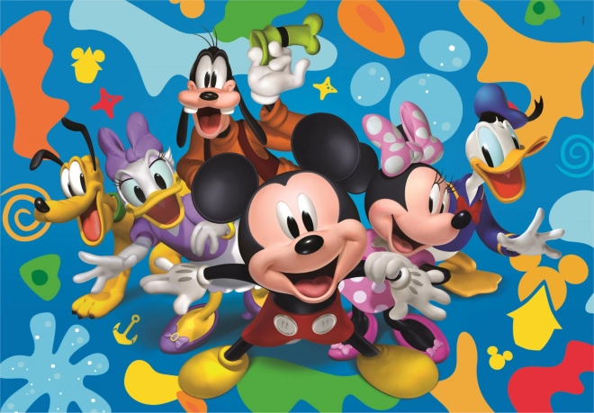 CLEMENTONI Puzzle Mickey a přátelé 104 dílků