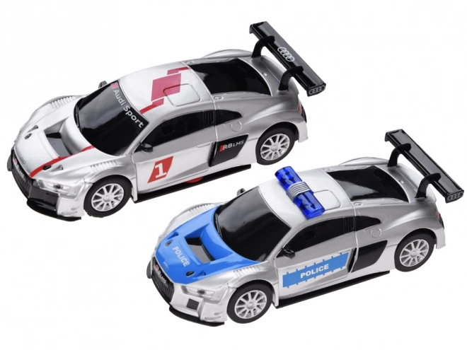 Závodní dráha pro elektromobily 2 auta AUDI 8m RC0620