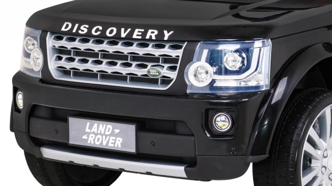 Land Rover Discovery Elektrické dětské auto černé + dálkové ovládání + EVA kola + pomalý start + rádio MP3