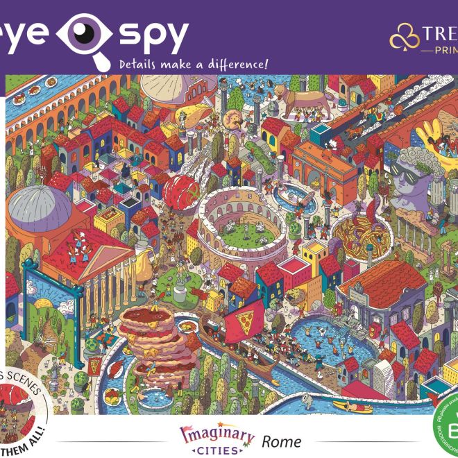 TREFL Puzzle UFT Eye-Spy Imaginary Cities: Řím, Itálie 1000 dílků