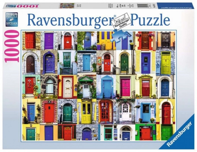 Puzzle 1000 prvků Dveře z celého světa