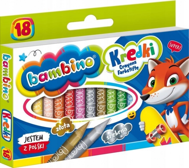 Voskovky Bambino - 18 kusů