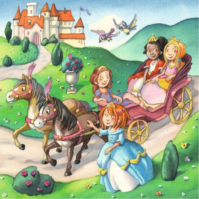 RAVENSBURGER Puzzle Malé princezny 3x49 dílků