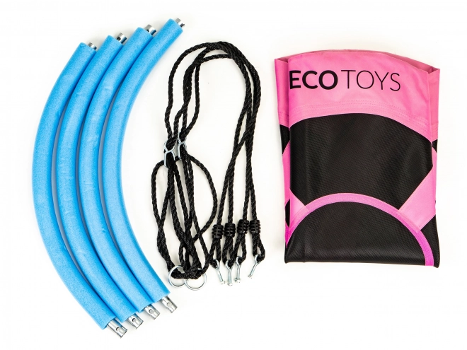 Zahradní houpačka Čapí hnízdo 100cm ECOTOYS Pink